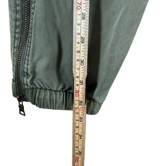 Young Fabulous & Broke Jogger Pants | Army Green Utility Studded | Size M - Picture 9 of 10